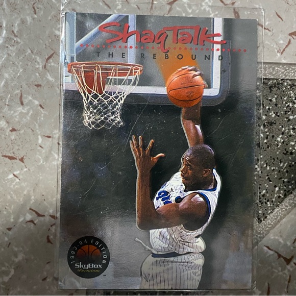 1993-94 NBA Skybox Premium Cards Shaq Talk Insert 4 Card Lot - Picture 3 of 11